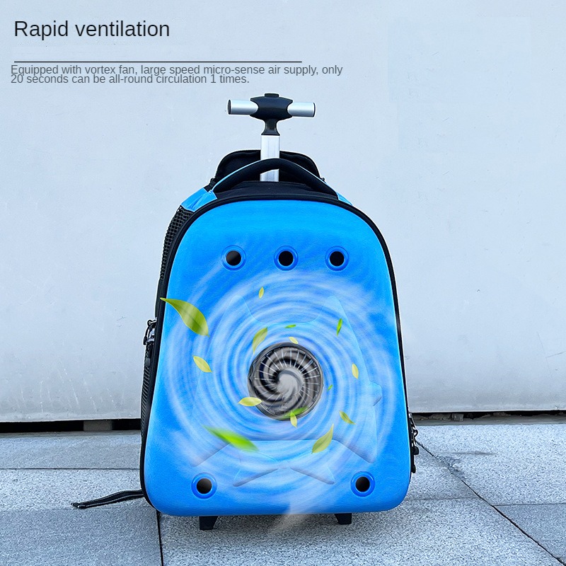 Cat bag for outdoor use, portable space capsule, large capacity backpack, breathable cat backpack, pet dog backpack