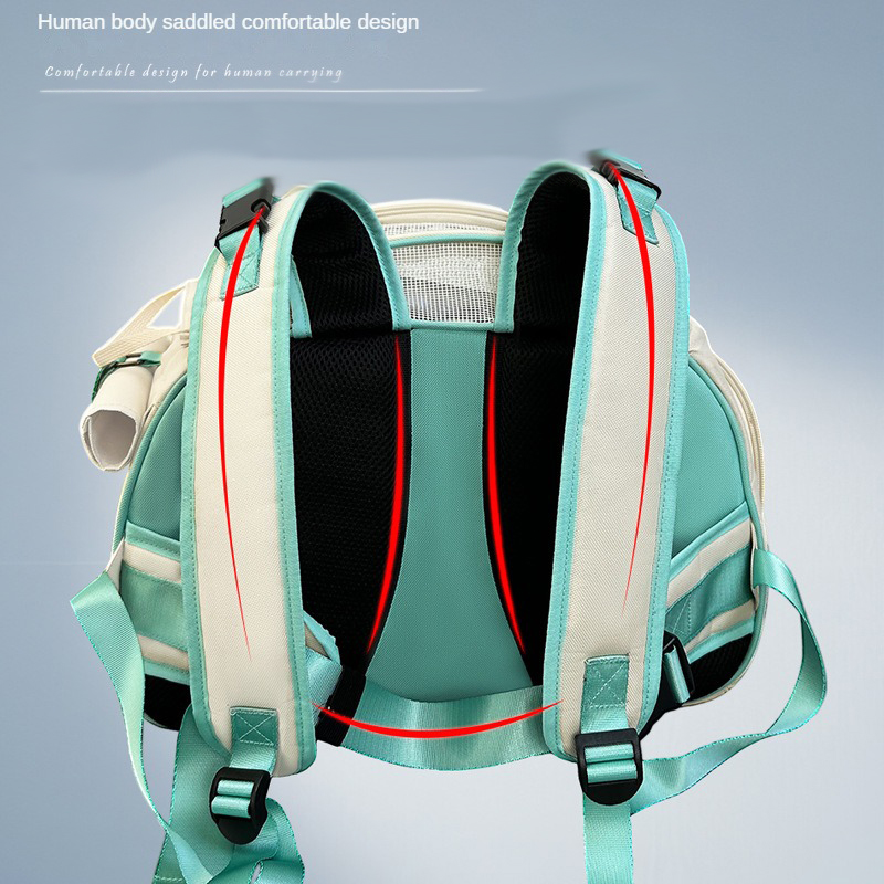 Portable for outdoor use, comfortable and breathable pet car bag for winter outings, backpack for cats