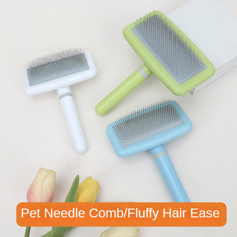 Pet comb, dog cat grooming needle comb